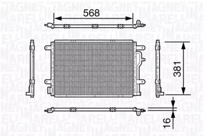 Конденсатор (MAGNETI MARELLI: 350203640000)