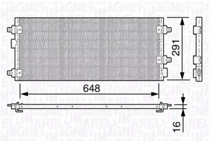 Конденсатор (MAGNETI MARELLI: 350203647000)