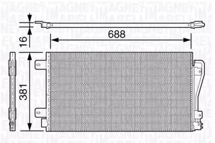 Конденсатор (MAGNETI MARELLI: 350203651000)