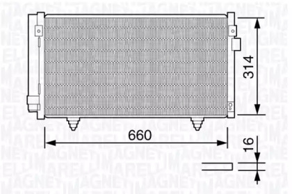 Конденсатор (MAGNETI MARELLI: 350203657000)