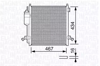 Конденсатор (MAGNETI MARELLI: 350203668000)