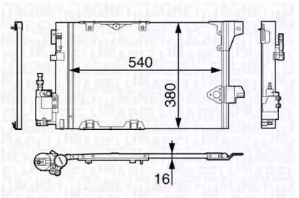 Конденсатор (MAGNETI MARELLI: 350203703000)