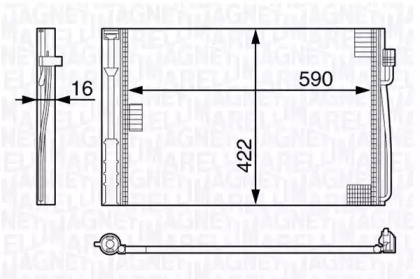 Конденсатор (MAGNETI MARELLI: 350203704000)