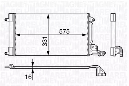 Конденсатор (MAGNETI MARELLI: 350203715000)