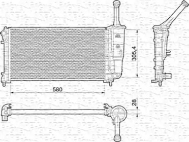 Теплообменник (MAGNETI MARELLI: 350213011000)