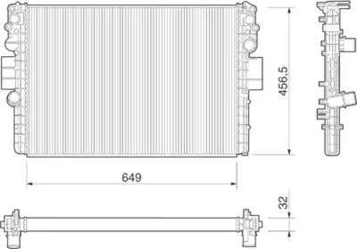 Теплообменник (MAGNETI MARELLI: 350213016000)