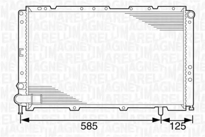 Теплообменник (MAGNETI MARELLI: 350213100900)