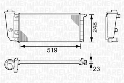 Теплообменник (MAGNETI MARELLI: 350213101000)