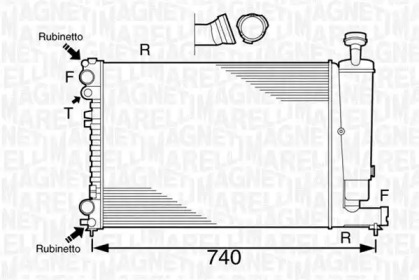 Теплообменник (MAGNETI MARELLI: 350213102500)