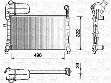 Теплообменник (MAGNETI MARELLI: 350213105000)