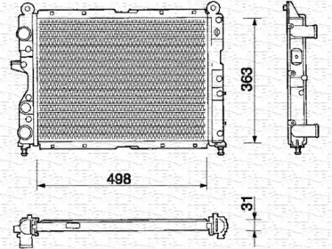 Теплообменник (MAGNETI MARELLI: 350213106000)