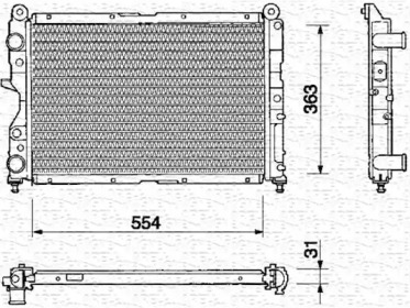 Теплообменник (MAGNETI MARELLI: 350213107000)