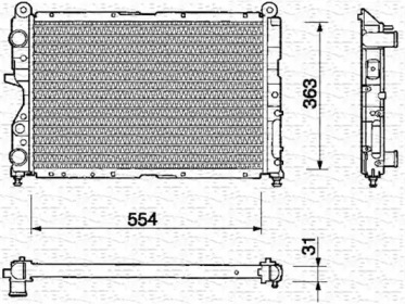 Теплообменник (MAGNETI MARELLI: 350213108000)