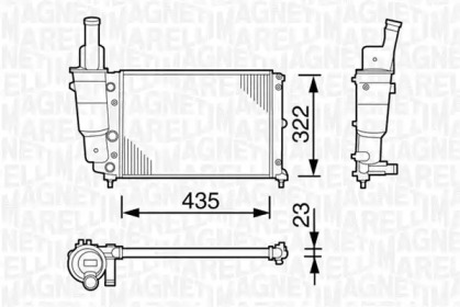 Теплообменник (MAGNETI MARELLI: 350213113000)