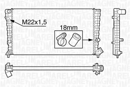 Теплообменник (MAGNETI MARELLI: 350213118300)