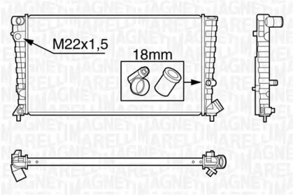 Теплообменник (MAGNETI MARELLI: 350213118400)