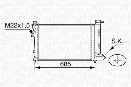 Теплообменник (MAGNETI MARELLI: 350213119100)