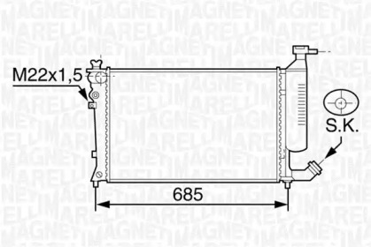 Теплообменник (MAGNETI MARELLI: 350213119200)