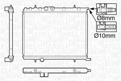 Теплообменник (MAGNETI MARELLI: 350213119800)