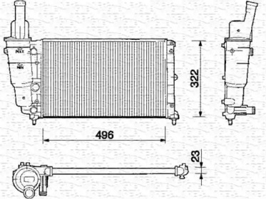 Теплообменник (MAGNETI MARELLI: 350213120000)