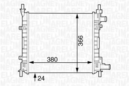 Теплообменник (MAGNETI MARELLI: 350213121800)