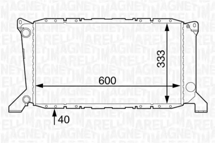 Теплообменник (MAGNETI MARELLI: 350213122200)