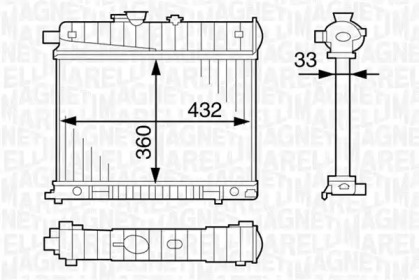 Теплообменник (MAGNETI MARELLI: 350213122400)