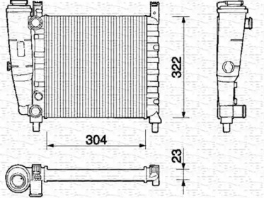 Теплообменник (MAGNETI MARELLI: 350213125000)