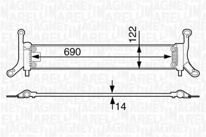 Теплообменник (MAGNETI MARELLI: 350213126000)