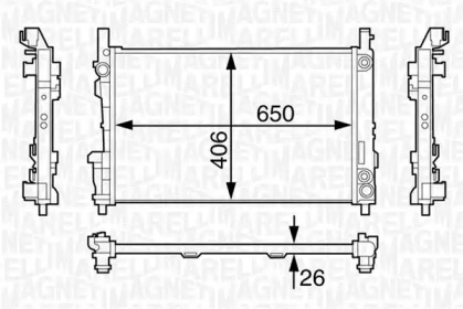 Теплообменник (MAGNETI MARELLI: 350213126700)