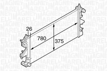 Теплообменник (MAGNETI MARELLI: 350213126800)