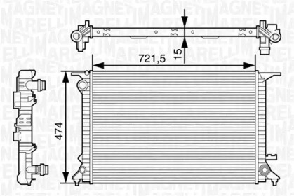 Теплообменник (MAGNETI MARELLI: 350213127600)