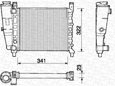 Теплообменник (MAGNETI MARELLI: 350213127000)