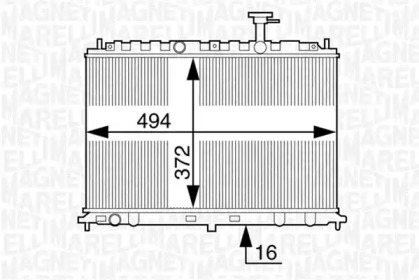 Теплообменник (MAGNETI MARELLI: 350213128300)