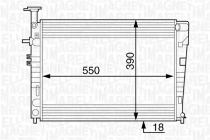 Теплообменник (MAGNETI MARELLI: 350213128500)