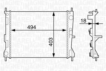 Теплообменник (MAGNETI MARELLI: 350213129300)