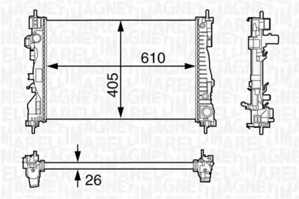 Теплообменник (MAGNETI MARELLI: 350213129800)