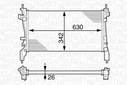 Теплообменник (MAGNETI MARELLI: 350213129900)