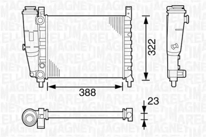 Теплообменник (MAGNETI MARELLI: 350213129000)