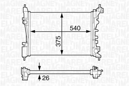 Теплообменник (MAGNETI MARELLI: 350213130100)