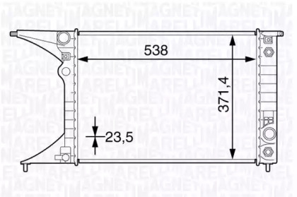 Теплообменник (MAGNETI MARELLI: 350213130800)