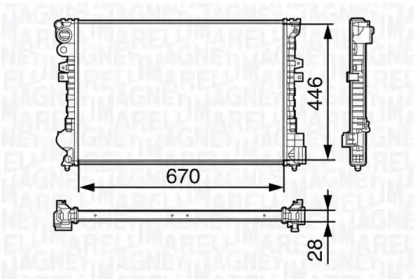 Теплообменник (MAGNETI MARELLI: 350213131400)