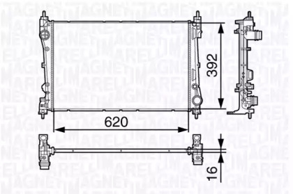 Теплообменник (MAGNETI MARELLI: 350213131600)