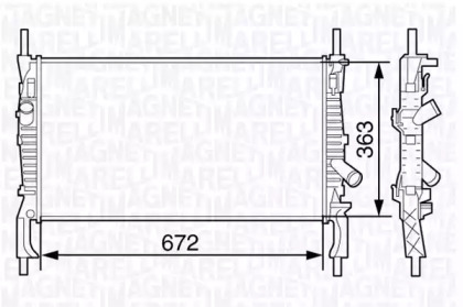 Теплообменник (MAGNETI MARELLI: 350213131800)