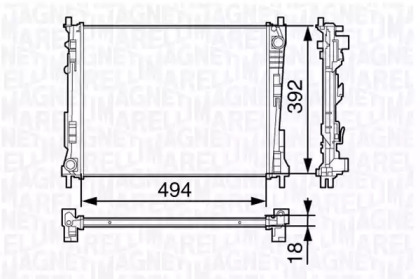 Теплообменник (MAGNETI MARELLI: 350213132200)