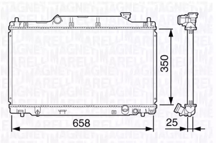 Теплообменник (MAGNETI MARELLI: 350213132800)