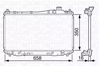 Теплообменник (MAGNETI MARELLI: 350213132900)