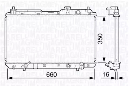 Теплообменник (MAGNETI MARELLI: 350213133100)