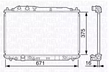 Теплообменник (MAGNETI MARELLI: 350213133700)