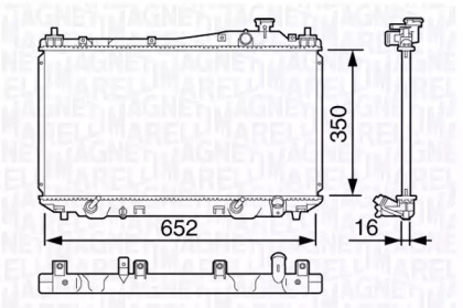 Теплообменник (MAGNETI MARELLI: 350213133800)